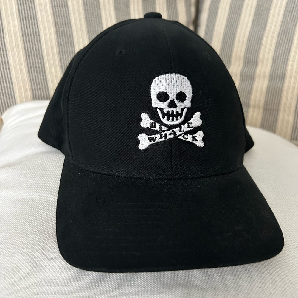 Unisex Black Skull & Bones SnapBack Hat from The Black Whale